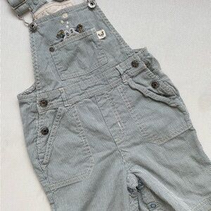 Vintage B.U.M. Equipment Striped Kids Overalls